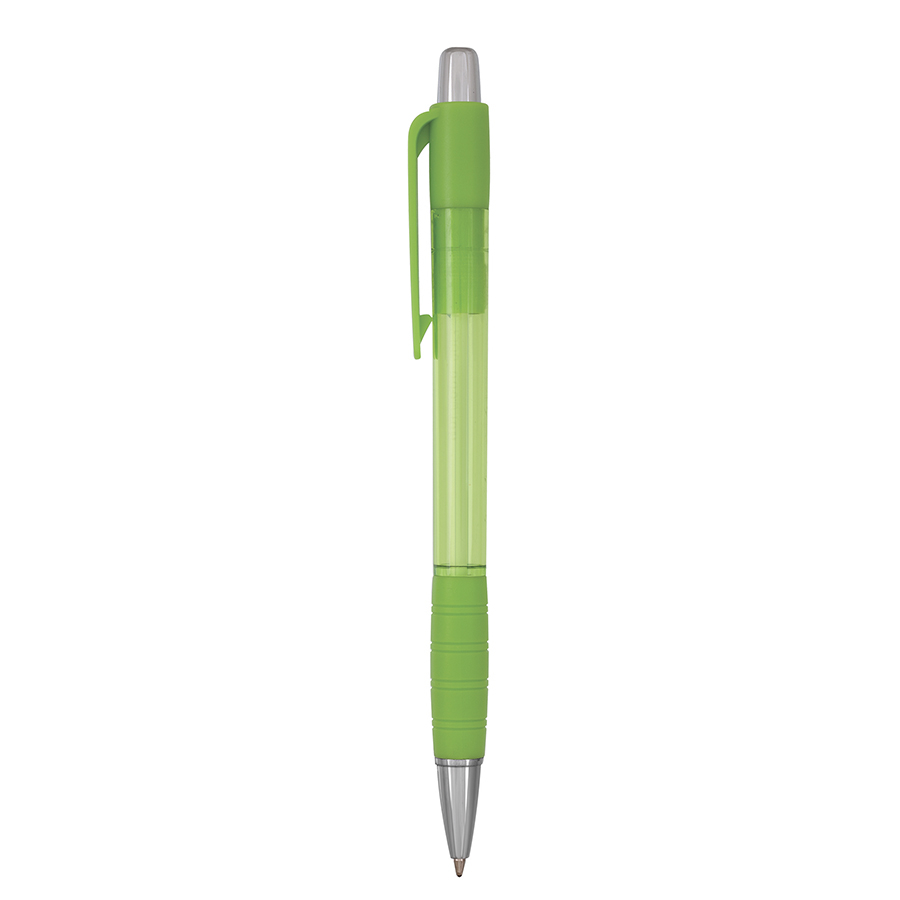 Stylo publicitaire Striped Grip BIC® Vert citron